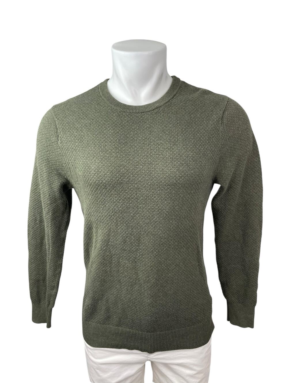 Goodfellow & Co Men's Green Crew Neck Long Sleeve Sweatshirt Sweater Top Size S